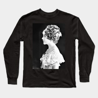 Silent Siren Mary Pickford Long Sleeve T-Shirt